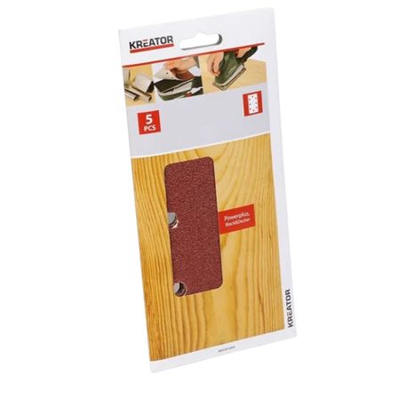 5x Brusný papír Kreator 93 x 185 mm G180 KRT201008 - 2
