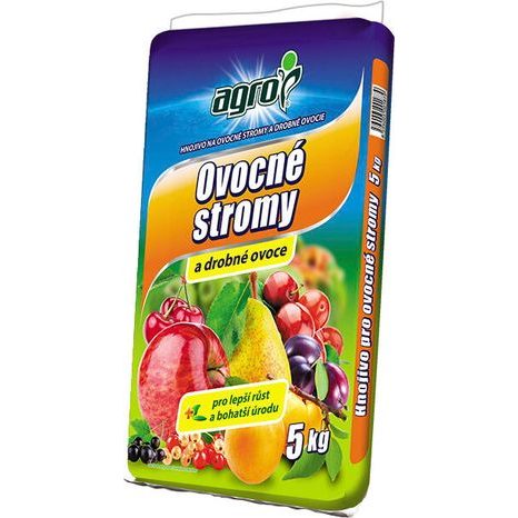 Minerální hnojivo pro ovocné stromy a drobné ovoce Agro 5 kg 000374