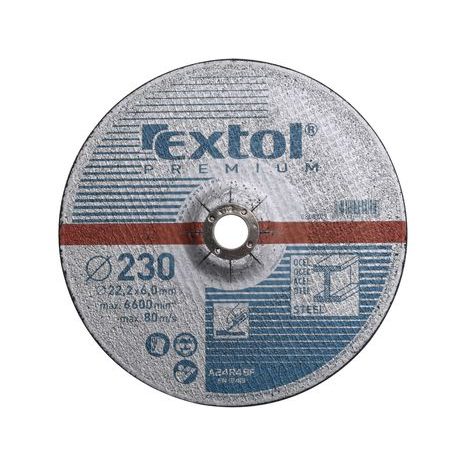 EXTOL PREMIUM 8808709 - kotouč brusný na ocel, 230x6,0x22,2mm