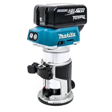 Aku kombinovaná frézka Makita LXT DRT50RTJX2 - 2