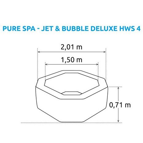 Vířivý bazén Marimex Pure Spa - Jet & Bubble Deluxe HWS 4 11400242 - 13