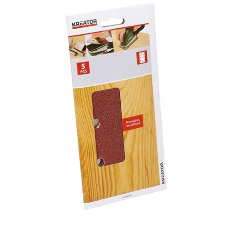 5x Brusný papír Kreator 93 x 230 mm A G80 KRT202005 - 2