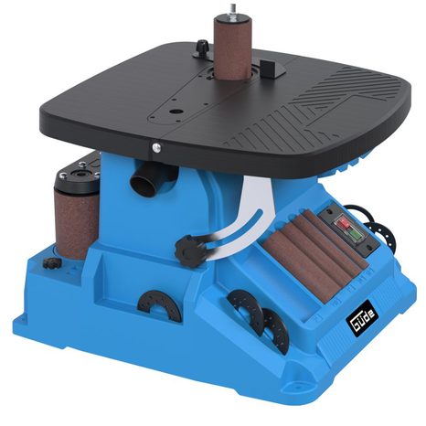 Poškozeno - Elektrická pásová a válcová bruska GÜDE GSBSM 500 - 8