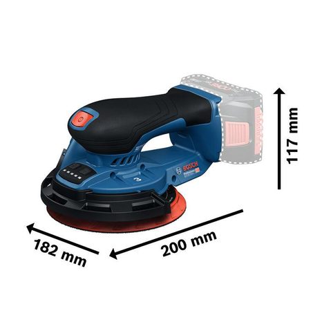 Aku excentrická bruska Bosch GEX 18V-150-3 0601372904 - 3