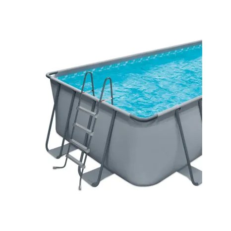 Bazénové schodíky CF 1,32 m sivé - 3