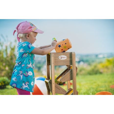 Dřevěná skluzavka na písek žlutá Classic World - 10