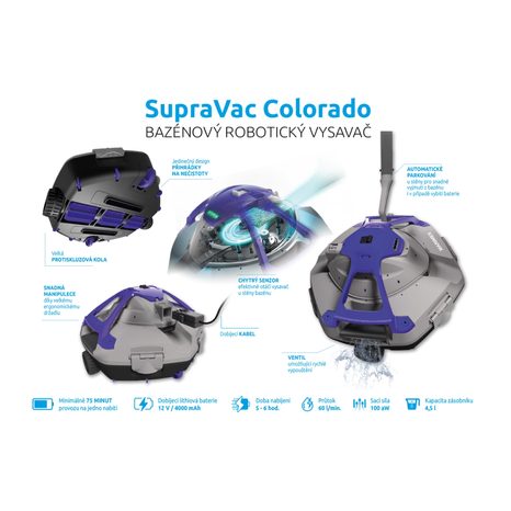 Aku robotický vysavač Marimex SupraVac Colorado 10800048 - 7