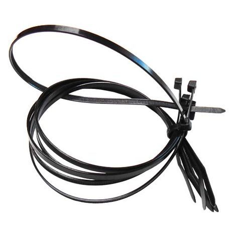 Sťahovacie pásky čierne MAGG 2,5x200mm TS25200C - 2