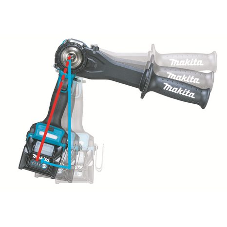 Aku příklepová vrtačka Makita XGT HP003GZ - 2