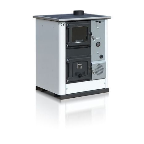 Kuchyňská kamna s výměníkem TEMY PRO 30 kW Pravá/Bílá - 2