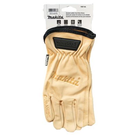 Pracovní rukavice kožené Makita velikost XL/10 - 2