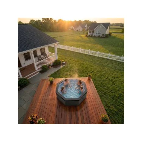 Vírivý bazén CF COMO 6 CHARCOAL BLACK - 6