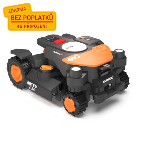 Robotická sekačka WORX WR344E Vision Cloud 4WD 4000m² - 2