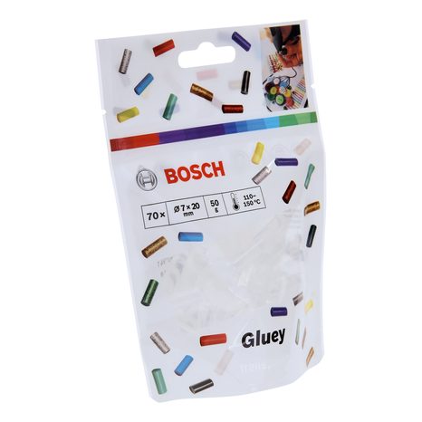 Tavné průhledné tyčinky Bosch Gluey 70 ks 2608002004 - 2