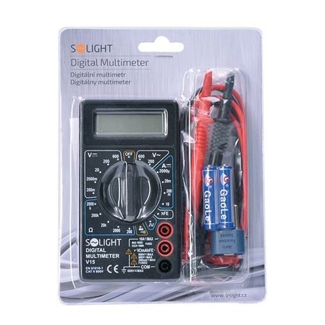 Digitálny multimeter SOLIGHT V15 - 4