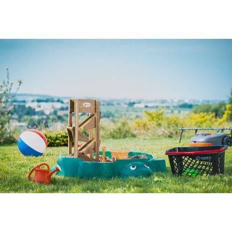 Dřevěná skluzavka na písek žlutá Classic World - 9