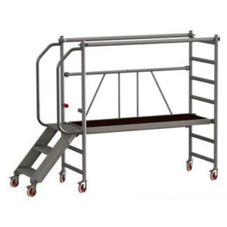 Skládací lešení se schody JUMBO 178x74 cm 178SKT