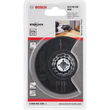 BIM segmentový pilový kotouč Bosch ACZ 85 EB 2608661636 - 2