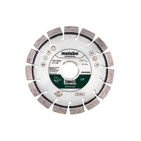 Diamantový kotouč Metabo 125x22,23mm, "UP" 628559000