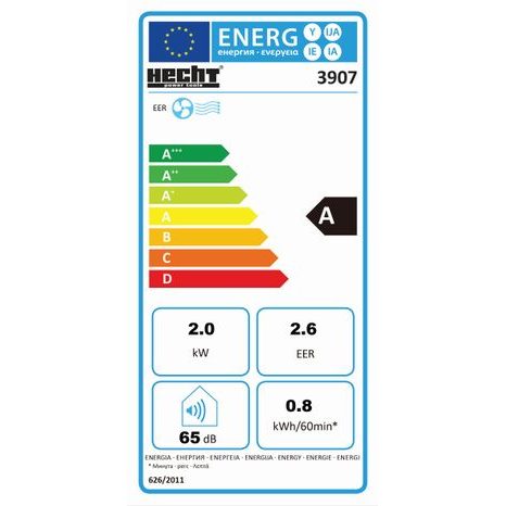 Mobilní klimatizace HECHT 3907 - 11