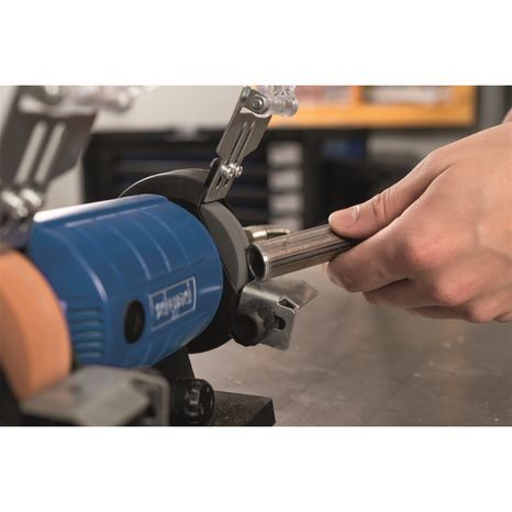 Elektrická dvoukotoučová stolní bruska a leštička Flexidrive Scheppach HG 35 - 6