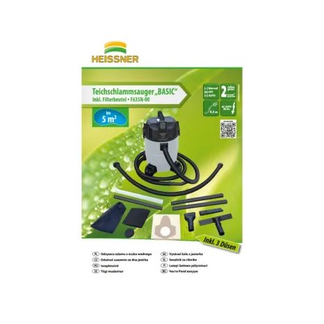 Jezírkový vysavač Heissner F635N-00 - 7