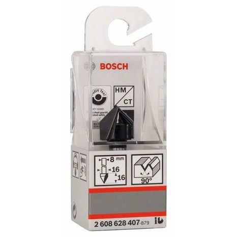 Drážkovací fréza tvaru V Bosch PRO 2608628407 - 2