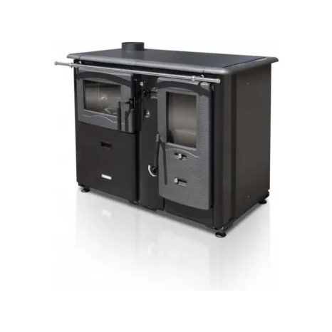 Teplovodní sporák s troubou TEMY PLUS P 20 S Levý/Černý