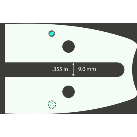 Vodiaca lišta OREGON 1,5-3/8" 38 cm 158SFHD009 - 2