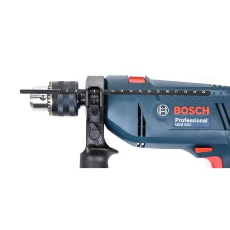 Elektrická příklepová vrtačka Bosch GSB 550 06011A1023 - 4