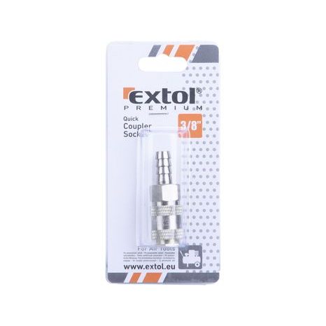 EXTOL PREMIUM 8865119 - rychlospojka vzduchová zásuvka pro hadici, 3/8" - 2