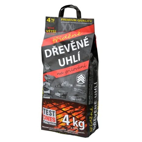 Dřevěné uhlí 4 kg