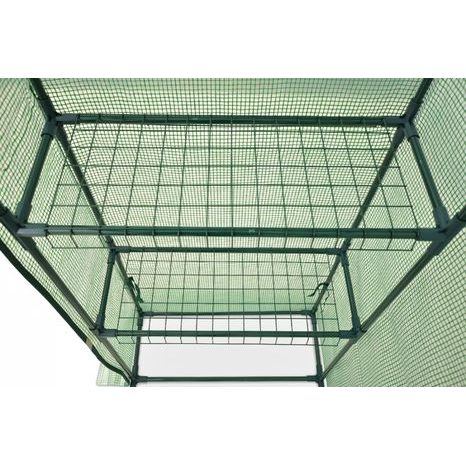 Zahradní fóliovník VespaGarden Regal - 8 polic, 143x143x195cm - zelený - 3
