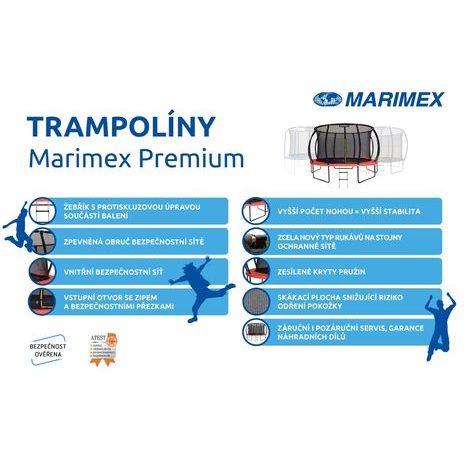 Trampolína Marimex Premium 244 cm 2022 19000103 - 4