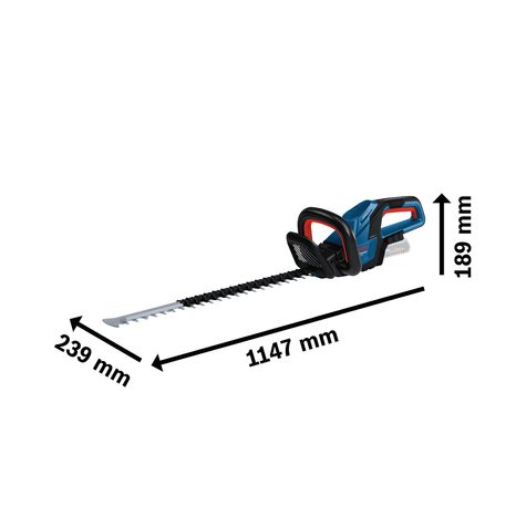 Aku nůžky na živý plot Bosch PRO GHE 18V-60 (II) 06008C9400 - 2
