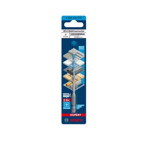 Vrták víceúčelový Bosch EXPERT HEX-9 MultiConstruction 4 x 45 x 90 mm 2608900570