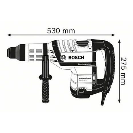 Elektrické vrtací kladivo Bosch GBH 8-45 D 0611265100 - 3