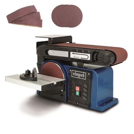 Elektrická pásová a kotoučová bruska Scheppach BTS 900 5903306901