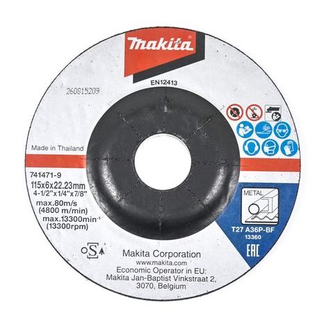 Elektrická úhlová bruska Makita 9557HNRG 115mm - 10