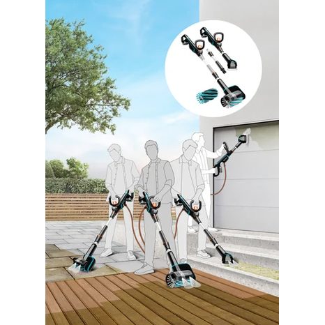 Aku multi čistič Gardena  AquaBrush Universal Solo P4A 14842-55 - 10