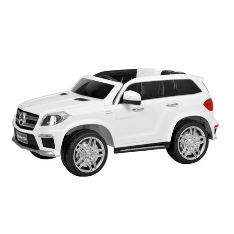 MERCEDES BENZ GL63 WHITE - akumulátorové autíčko - vozítko - 3