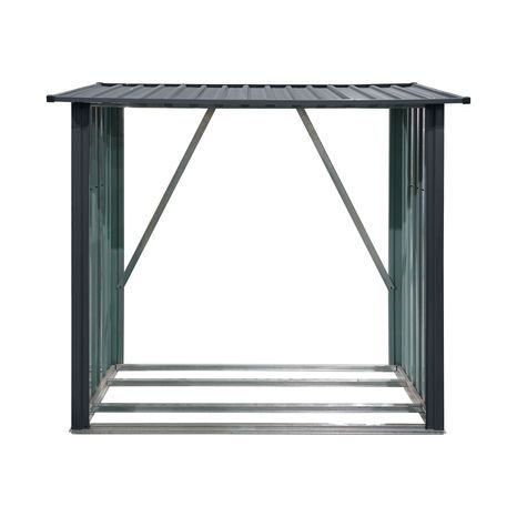 Přístřešek na dřevo Riwall PRO RMW Anthracite 2 x 1,5 m - 4