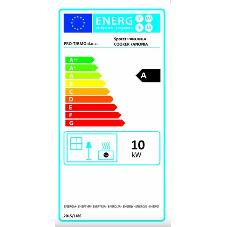 Sporák s troubou na tuhá paliva PANONIA EKO, levá - 2