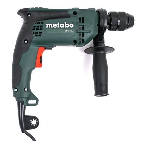 Elektrická příklepová vrtačka Metabo SBE 650 Set - 3