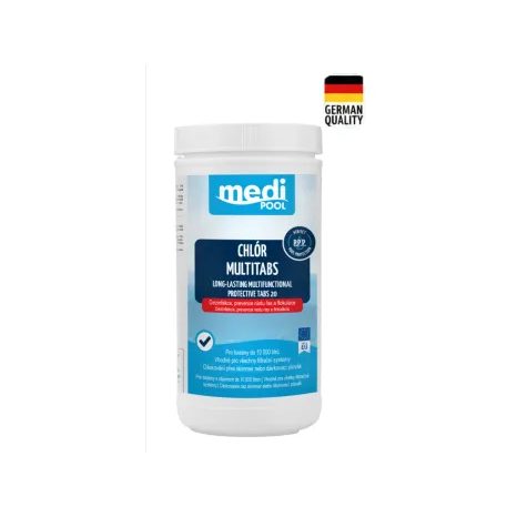 Multifunkční pomalurozpustné tablety (bez mědi) mediPOOL 20 g 1,0 kg - 2