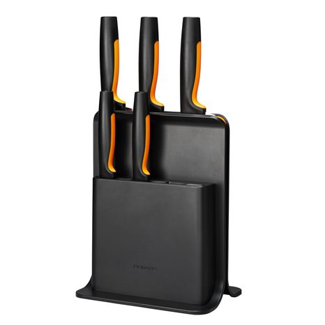 Blok plastový s pěti noži Fiskars Functional Form 1057554