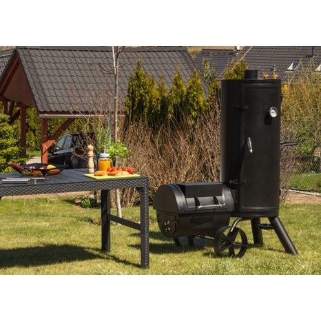 Zahradní gril s udírnou Kansas BBQ G21 - 12