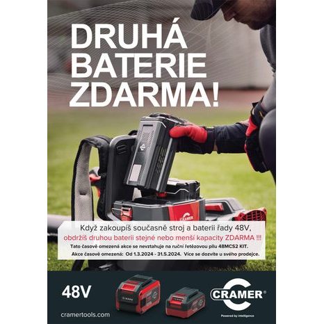 Aku řetězová pila CRAMER 48CS18 - 27