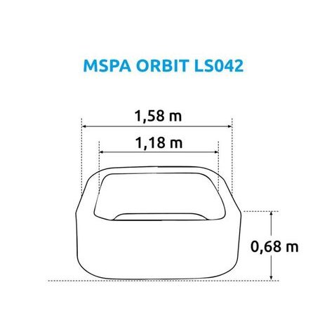 Vířivý bazén MSPA Orbit LS042 - 11400270 - 6