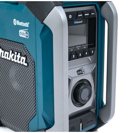 Aku rádio DAB Makita, Bluetooth, USB Li-ion CXT, LXT, XGT,12V-40V MR007GZ - 11